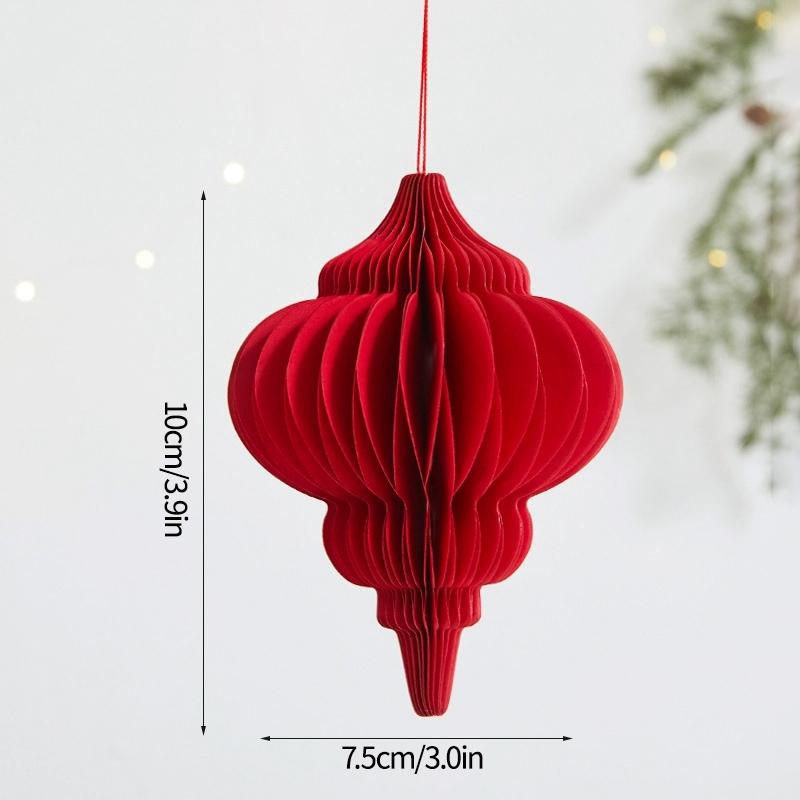Christmas Decorations Chinese Wedding New Year Hanging Pendants Wall Decoration Home Decor Paper Lantern Accessorie