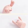 WTEMPO Cute Raising Hand Animal Photo Holders Desktop Message Note Memo Card Holders Resin Table Seat Number Card Clips Car Interior Decors
