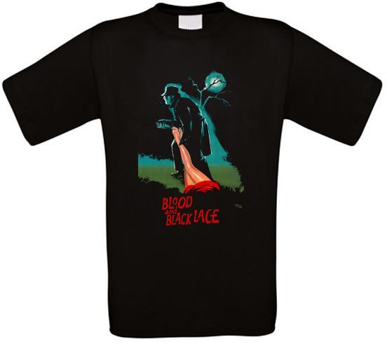 Blood and Black Lace Bloody Silk Horror Cult Movie T-Shirt All Sizes S
