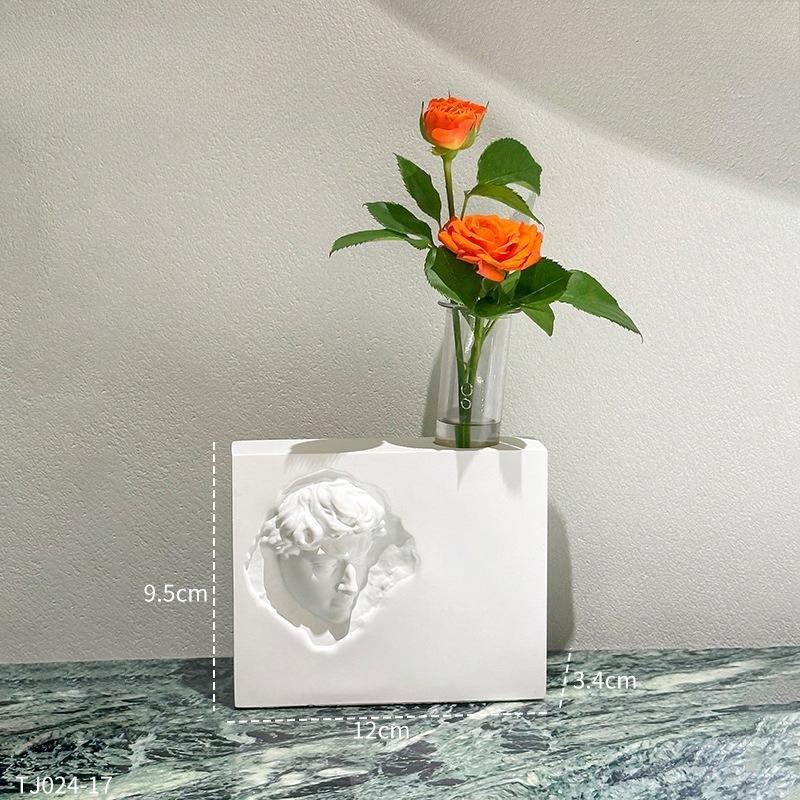

Nordic Style Green Plant Test Tube Vase Hydroponic Flower Arrangement Plant Vase Simple Table Ornament Table Decoration