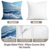 1/4pcs Marine Theme Cushions Pillowcase Polyester Cushion Cover Throw Pillow Pillowcover Home Car Sofa Decor