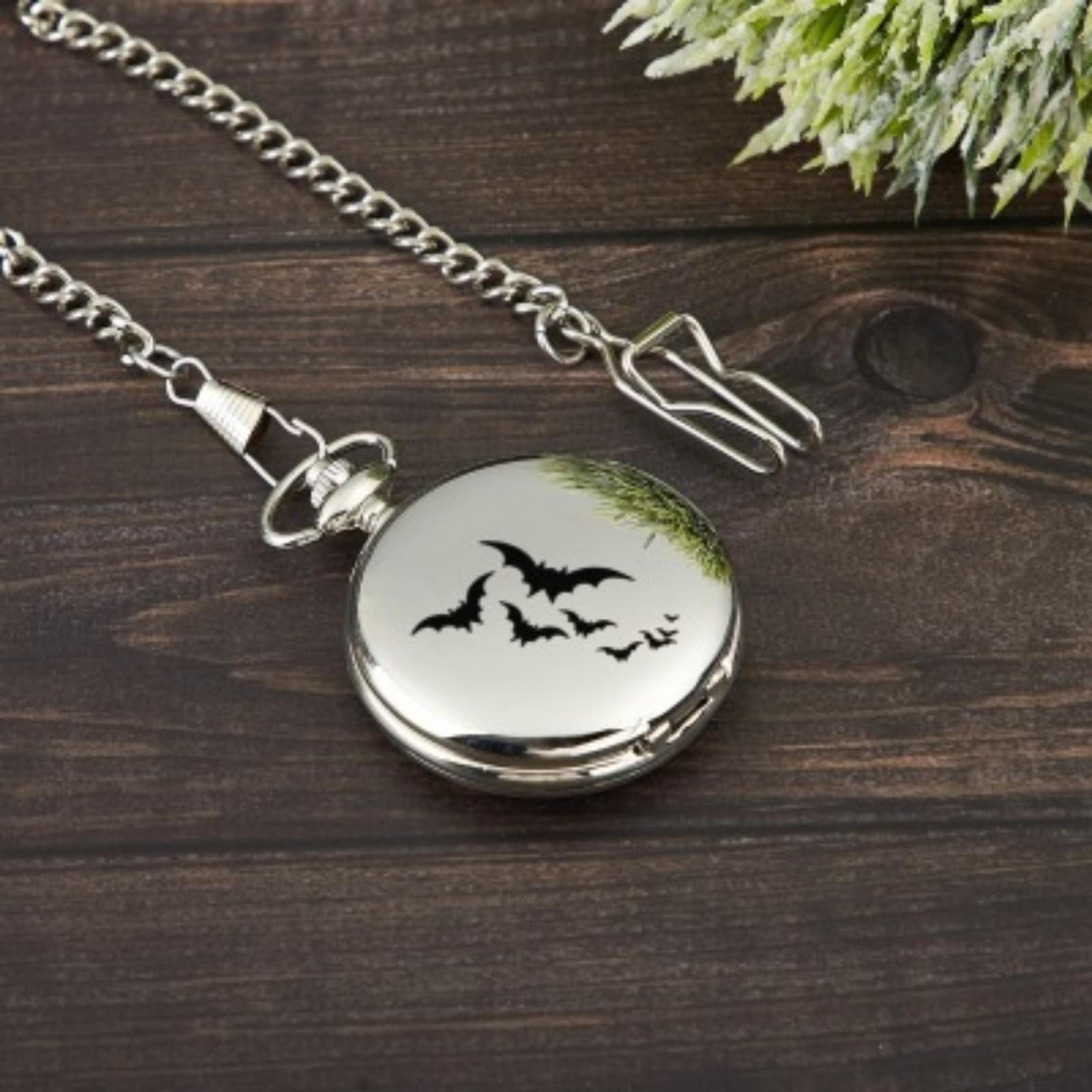 

Персонализированные гравированные карманные часы с откидной крышкой One Size серебряный