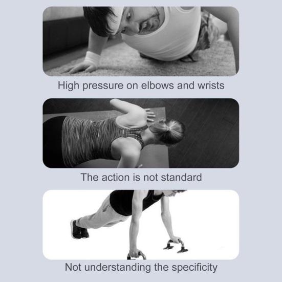 Push Up Board pro domácí posilovnu Skládací push-up deska s pohodlným uchopením