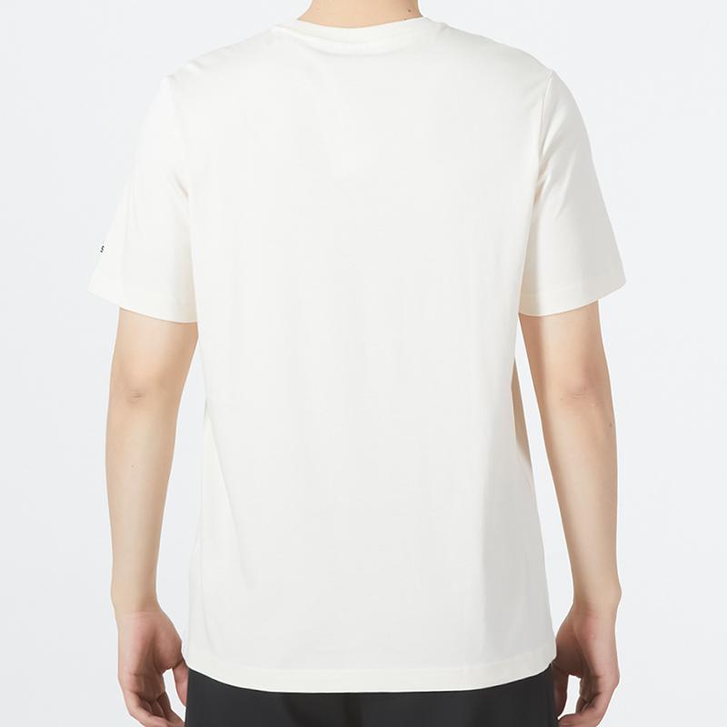 Adidas Ss Logo Gfx T Casual Crew Neck Short Sleeve Men Tops Off-White HE7358