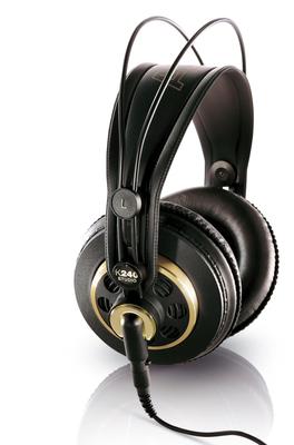 AKG Kablolu Kulaklık Stüdyo Monitörü K240S Siyah Yarı Açık []