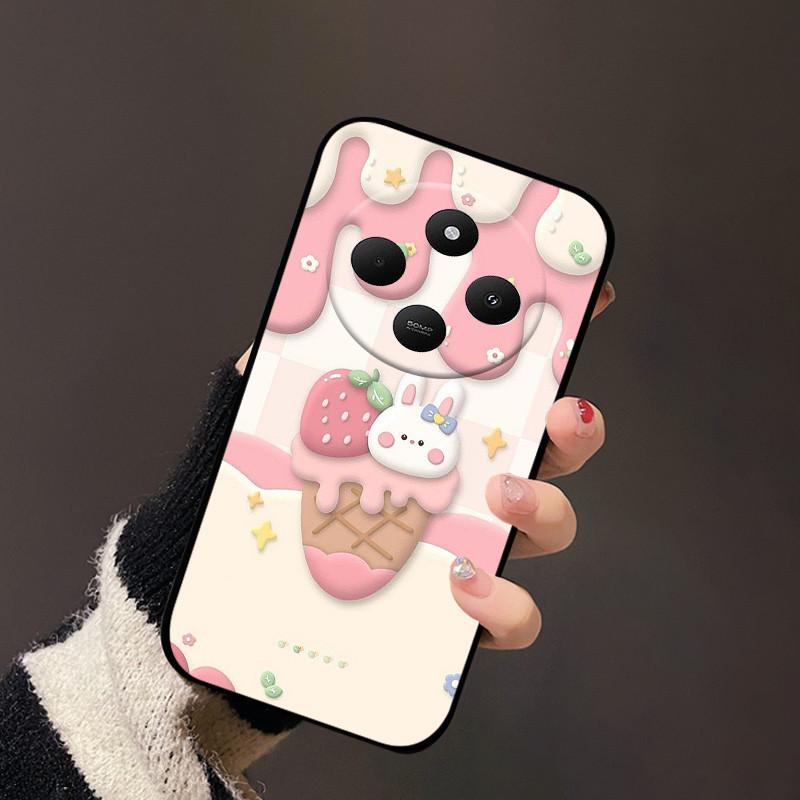 Für Redmi 14C 4G Weiche Hülle 14R Stilvolle Cartoon-Bemalte TPU-Silikon-Handyhülle Für Xiaomi Poco C75 4G 5G Stoßfeste Coque Hüllen