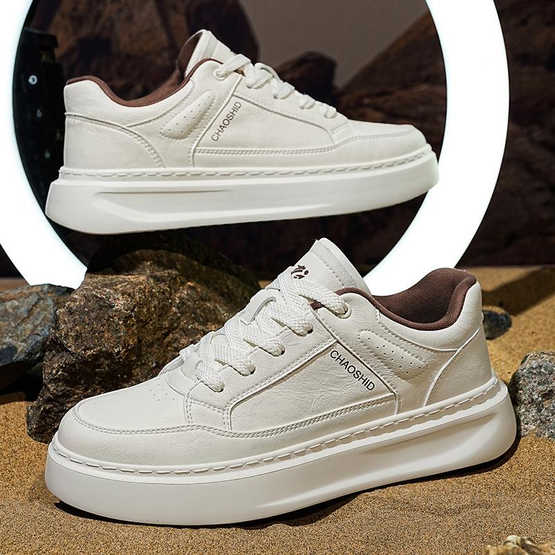 

Men s shoes 2025 new platform casual white shoes spring fashion outdoor sports board shoes low-top comfortable trendy shoes men 39