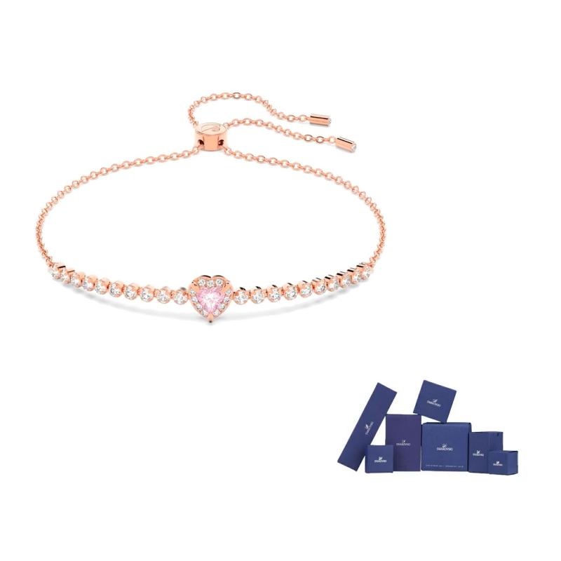 Swarovski ONE Bracelets Womens Pink M-Original brand box розовый