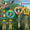 DIY Christmas Ocean Wind Chime Kit: Coloring Wooden Ornament for Kids
