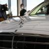 AABID1 Car for Mercedes benz AMG Mercedes Benz emblem Star Bonnet Car Hood Front Chrome Logo for Mercedes E S Class w204 w211 w