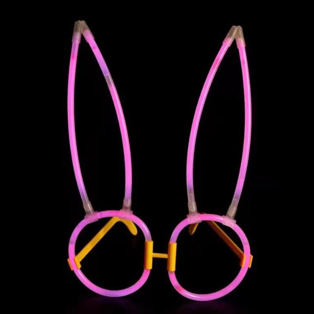 100 Pieces Glow Stick Luminous Portable 5 Colors Single-use Outdoor Party Glowstick Decoration Accessories with Connectors