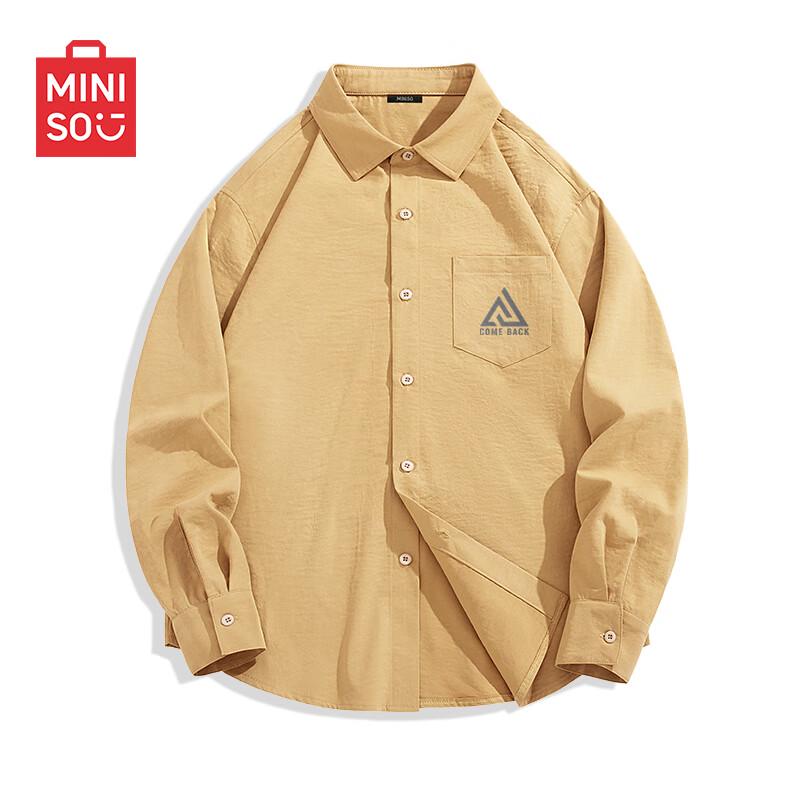 MINISO Men s Ice Silk Breathable Casual Shirt XL