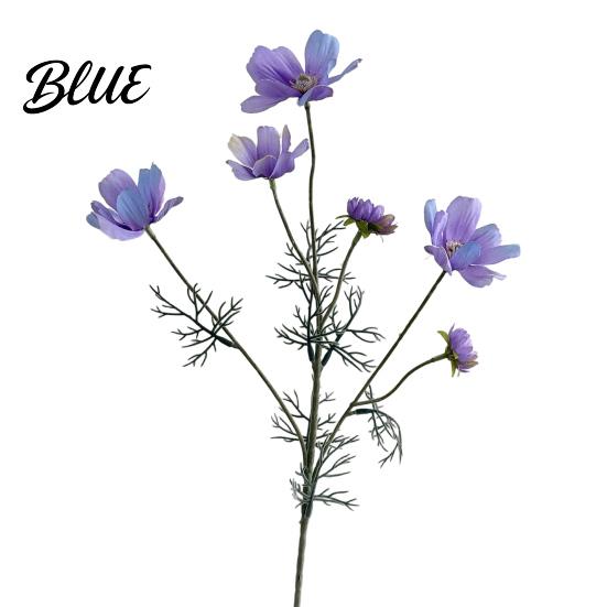 Long Lasting Floral Realistic Maintenance Cosmos Stem Flowers Decor Artificial Faux Fake Free Flowers for Dining Table Centerpieces Wedding