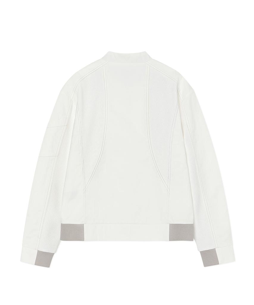 Depth Waffle Blouson (White)