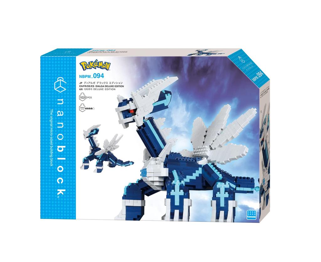 Kawada Nanoblock Pokemon Dialga Deluxe Edition NBPM_094