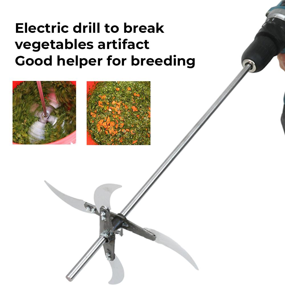 Agricultural Chopper Blade Breeding Chicken, Duck, Goose And Pig Feed Chopper Fruit And Vegetable Cutting Machine Grass Shredder