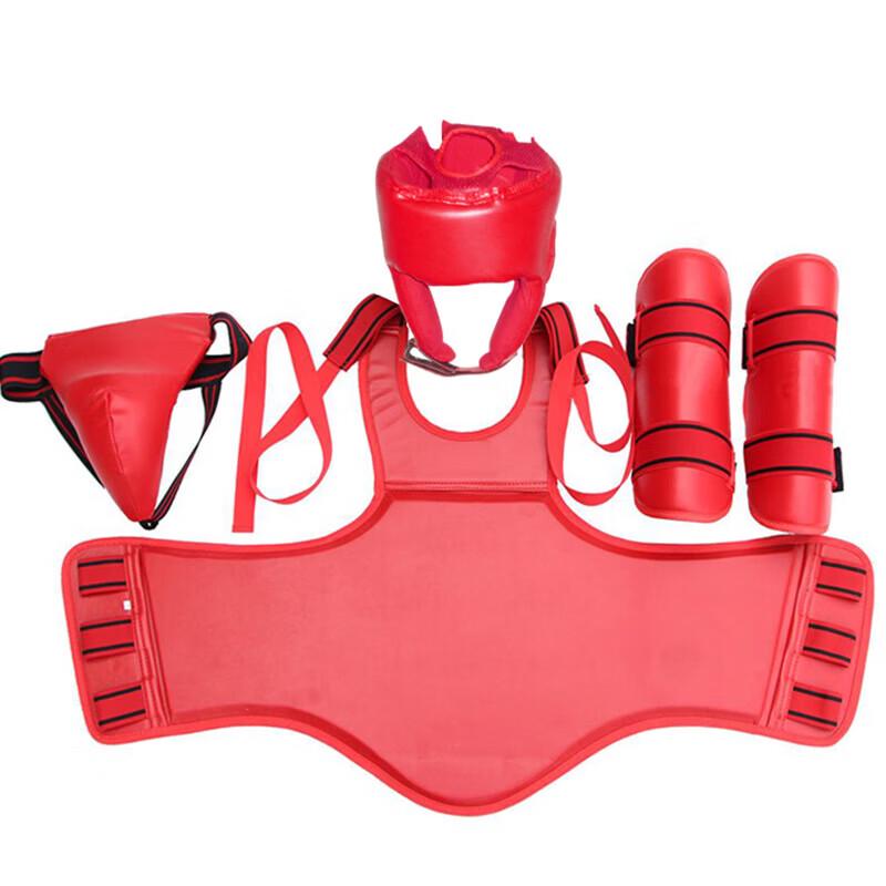 Ningzhao Sanda Grappling Combat Protective Gear 6-piece Set with Gloves