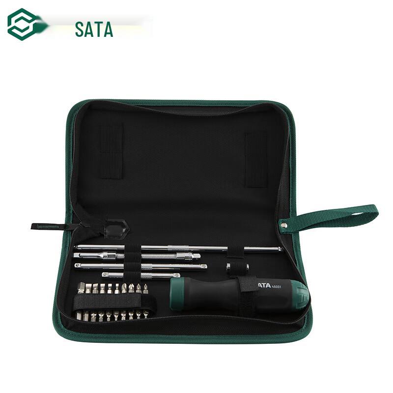 SATA 09343 26-Piece Ratchet Screwdriver Set CR-V