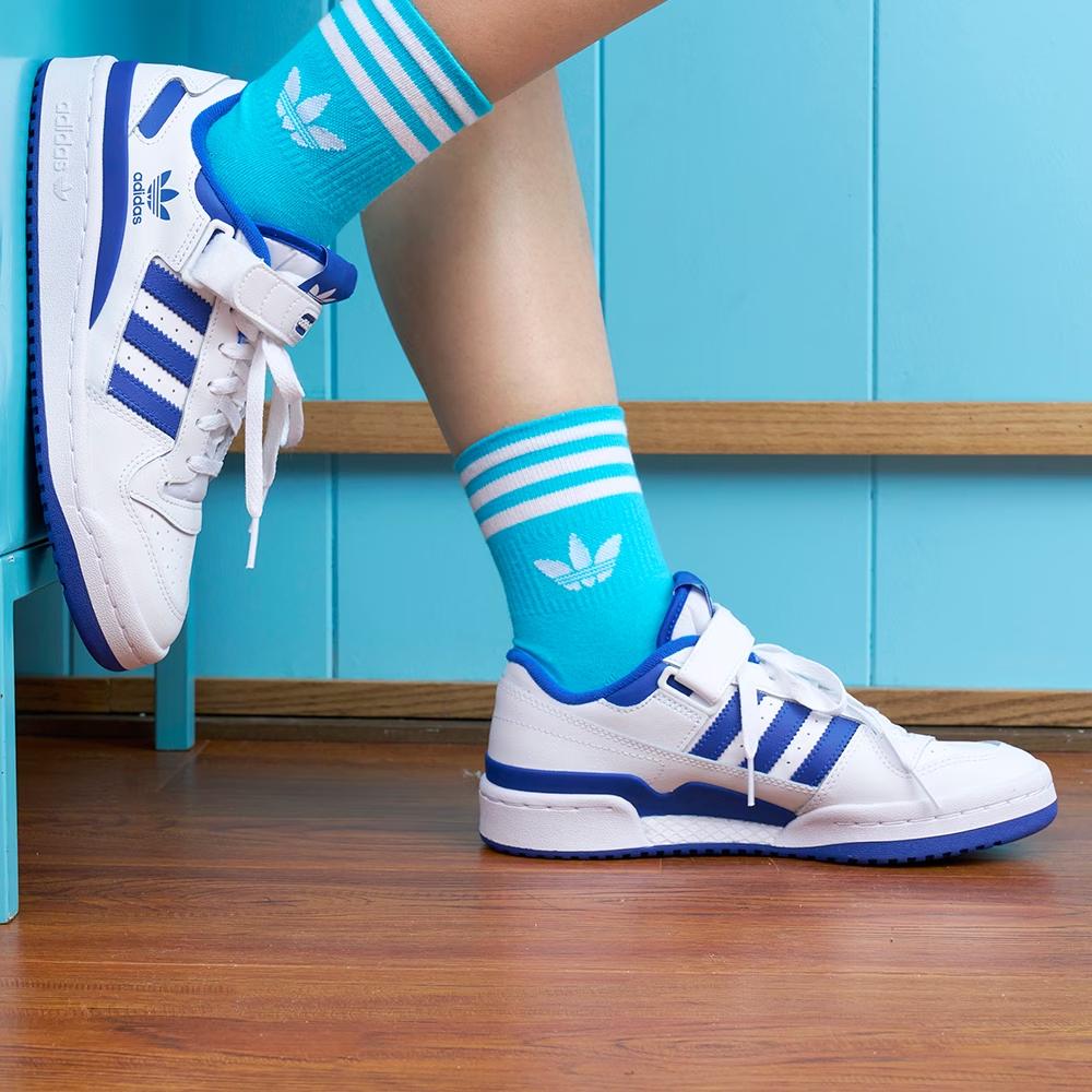 Adidas Forum Low White Royal Blue Youth Sneakers FY7974