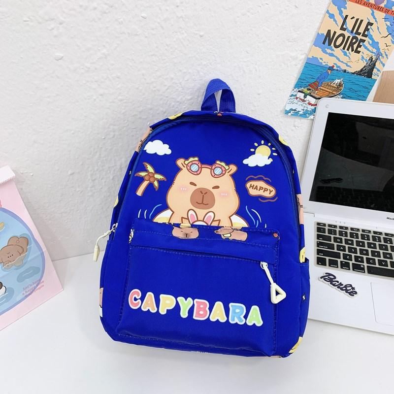 New Kindergarten Schoolbag Primary School Students Cute Cartoon Backpack Large Capacity Trend Printing Children's Backpack Fashion