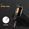 Tattoo Kit Tattoo Machine KISS OF DRAGON Rotary Stroke Motor Grip RCA Interface 40mm 33mm, 1 Piece, 3.Black