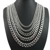 Mens Necklace ,Chunky Miami Cuban Stainless Steel 316l Chain 3 -11mm