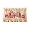 Christmas Kitchen Tie- Half with Oven Cover for Holiday Baking and Cooking, 60 45