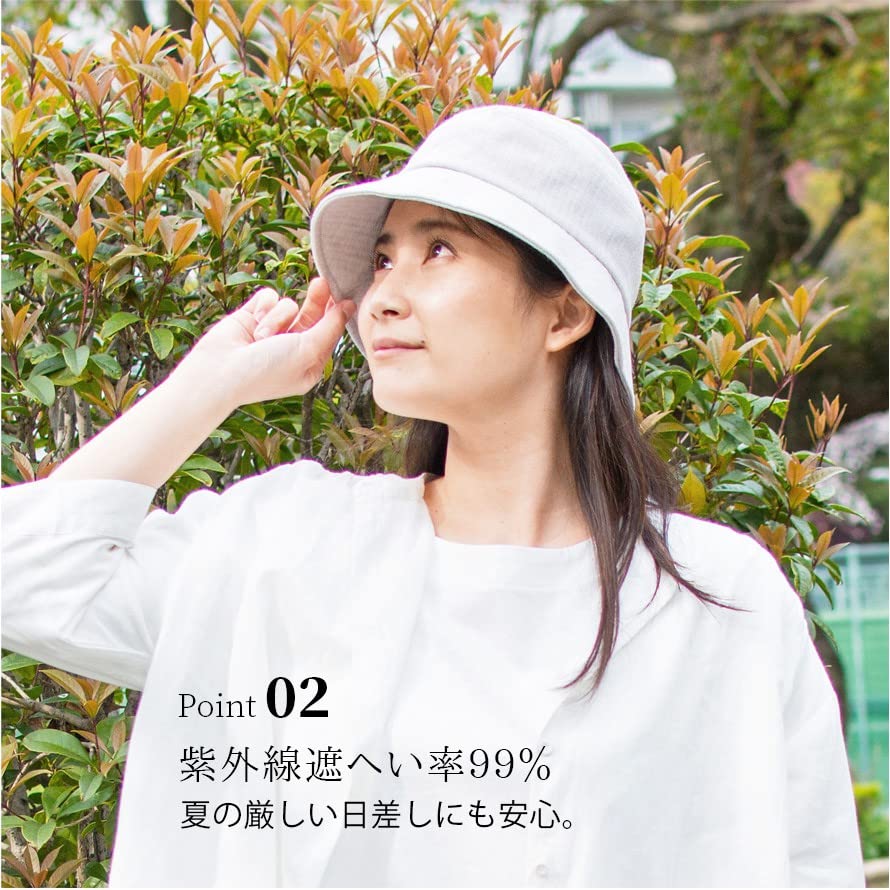 Vivid colors and a gentle texture Imabari towel Cotton gauze hat Indigo cotton Gentle on the skin Made in Japan Bleached yarn Soft and fluffy Gentle