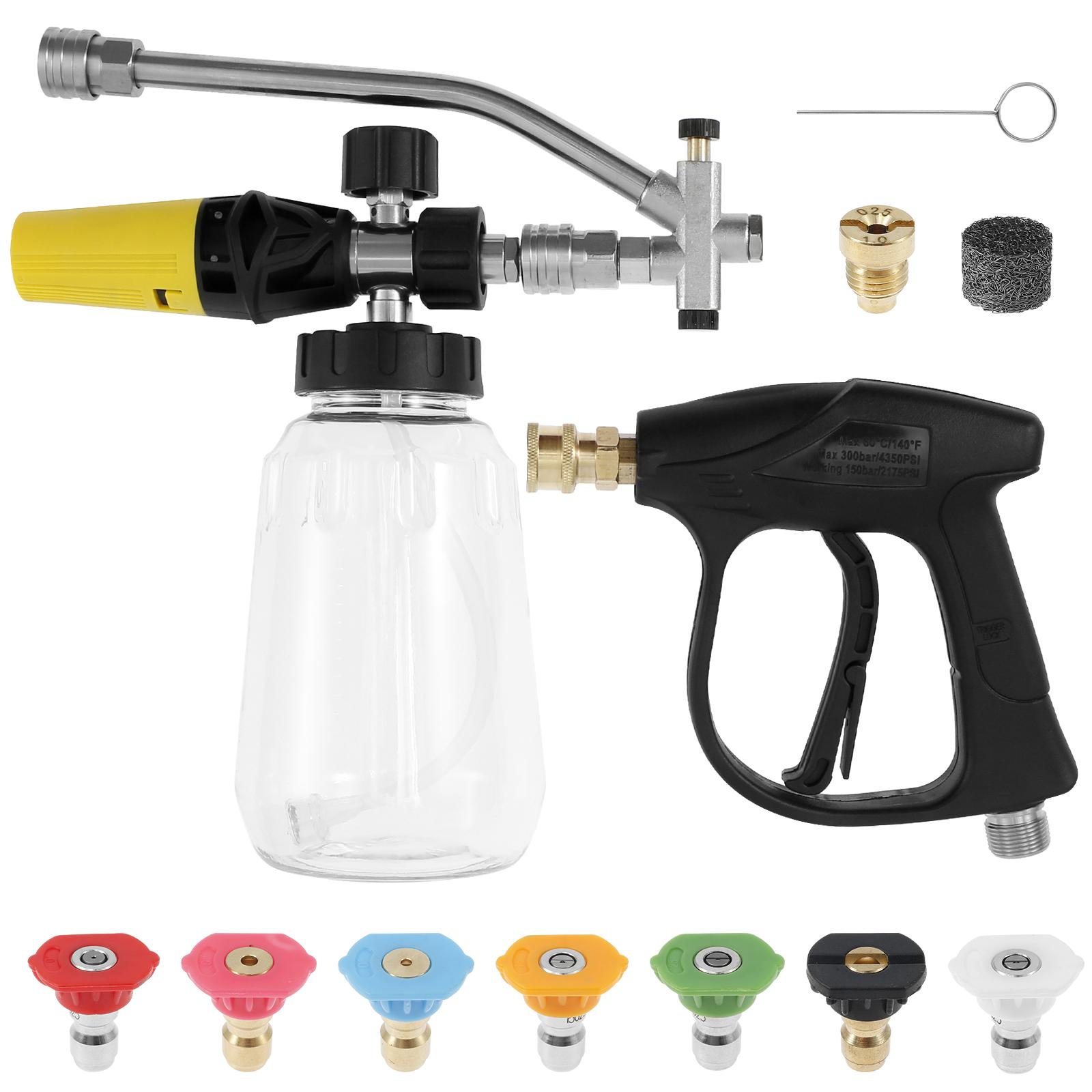 Car Wash Foam Sprayer Professional Pressure Cleaning Tool Foam Blaster Universal Quick Connect Car Wash Foam Tool Cleaning Boats