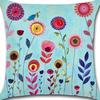 Retro Plant Floral Print Linen Pillow Case Home Living Room Sofa Car Cushion Pillow