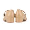 Barbara Leather Basic Mary Jane Pumps 3cm Bbj131be
