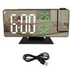 LED Digital Alarm Clock Projection Clock 4 Level Dimmable Projection Alarm Clock with Time Temperature Digital Clocks for Home