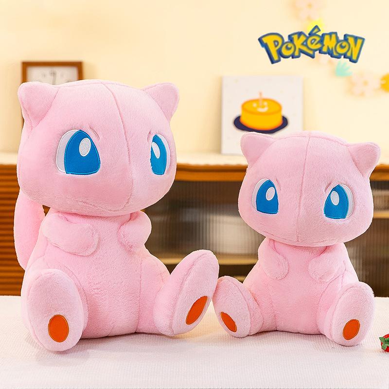 35/45CM Peluche Pokemon Mewtwo Tamaño Grande Kawaii Go Dex Mew Muñeco de Peluche Suave Relleno Muñeco de Dibujos Animados Almohada Regalo de Cumpleaños para Niño