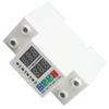2 Phase DIN Rail Voltmeter Automatic Adjustable Overvoltage Overcurrent Protector Circuit Breaker