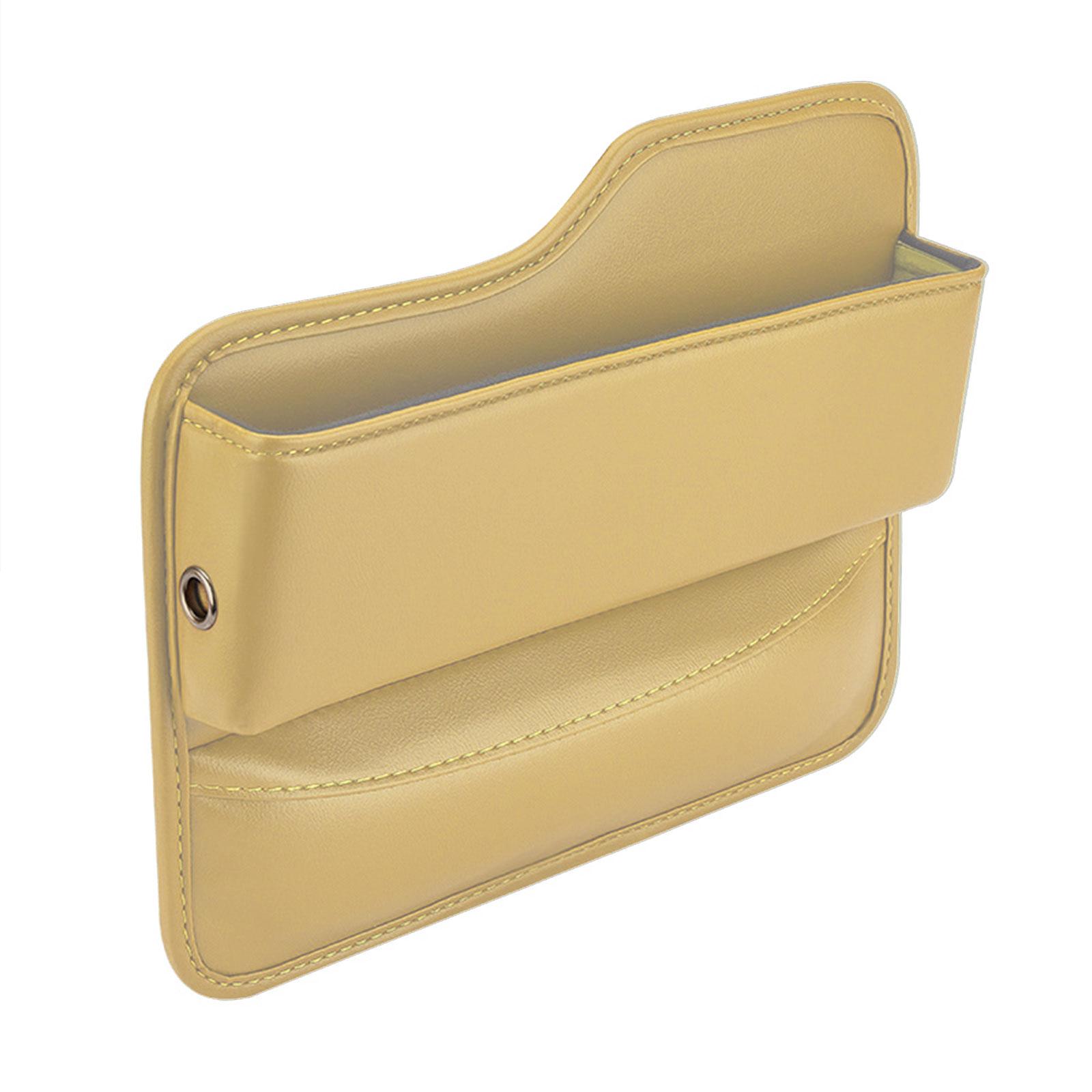 

Многофункциональный органайзер для автомобильного сиденья, ящик для хранения, кожаный универсальный карман для хранения в щелях, кошелек, держатель для ключей, карт и телефона