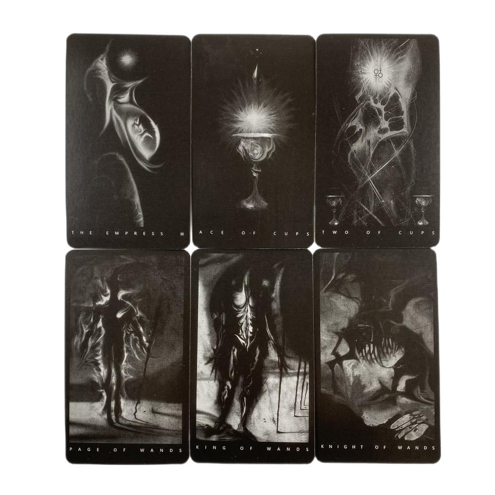 Black Tarot Deck Crafts Divination Fate Fortune Telling Card Friend Casual Party Entertainment Board Game Tarot Card Oracle Deck