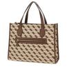 Ladies Bag IZZY 2 COMPARTMENT TOTE for Brown [GUESS] Women, Logo.