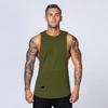 Muscleguys Men's Running Vests Summer Cotton Gym Clothing O-Neck Fitness Tank Tops Casual Jogging Bodybuilding Sleeveless T-Shirts