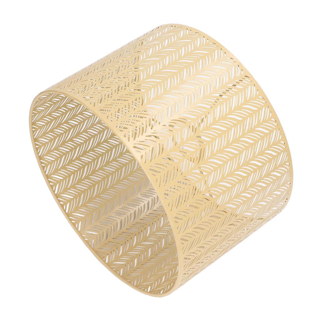 Trommelschirm E27 E14 Clip Draht Blattform Ausgehöhlt Metall Dekorativer Lampenschirm Abdeckung für Tisch Wand Deckenleuchte Gold