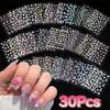 30Pcs Cute Floral Nail Slider Waterproof Nail Art Stickers Easy To Use Manicure Decals  DIY Manicure