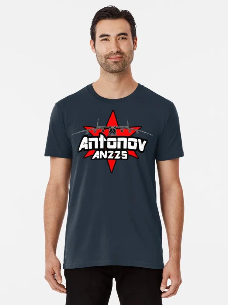 Soviet Antonov AN225 Strategic Transport Aircraft T Shirt New 100 Cotton Short Sleeve ONeck Casual Tshirt Size S3XL