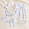 High Elastic Hair Bows Set Bowknot Elastic Hair Ties Gifts Ponytail Holders  Girls Children