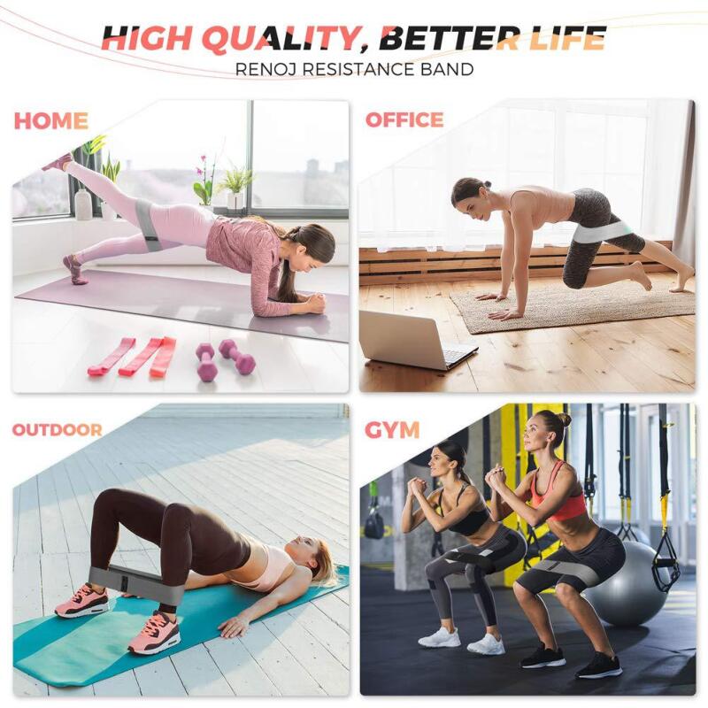 Anti-Slip Booty Bands for Glute Sculpting, Heavy Duty Resistance Loops Squats Hip Thrusts Slavic Body Toning Home Gym