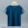 Children's Summer Quick Drying Sports Short Sleeve Color Joker Casual Shirt Boys Girls Running