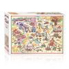 500-teiliges Puzzle - Sanrio Herbstcamping, beliebtes koreanisches Puzzle