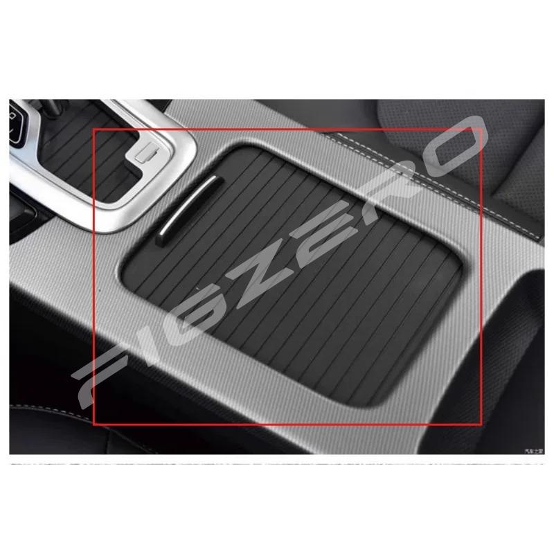 Auto Centre Console Water Tea Cup Holder Roll Up Curtain Cover Plate Storage Box for Geely Emgrand GSGL 2016 2017 2018