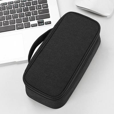 Sac de rangement numérique portable pour voyage Multifonction Anti-poussière Sac de rangement pour batterie externe Grande pochette antichoc Organisateur pour chargeur
