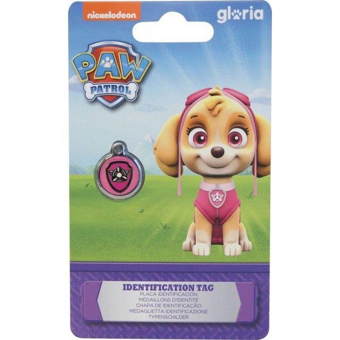 Paw Patrol Plaque D'identification Pour Collier The Skye Taille S