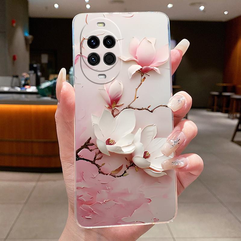 Nova14 Case Clear Luxury Fashion Butterfly Flower Soft TPU Silicone Back Cover For Huawei Nova 14 Pro Transparent Phone Cases