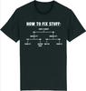 How To Fix Stuff Tshirt Funny Diy Man Diy Engineer Builder Shirt Meme Womens Gif Tee Streetwear Casual Short Sleeve Loose Tops